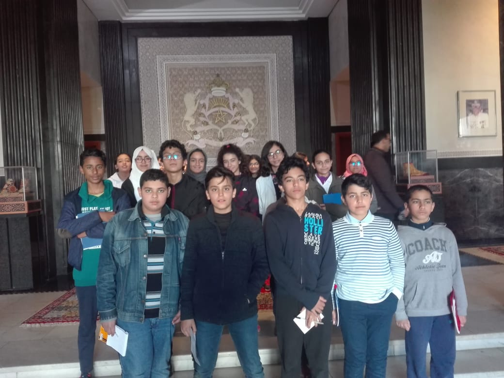 تلاميذ المواطنة بالبرلمان المغربي